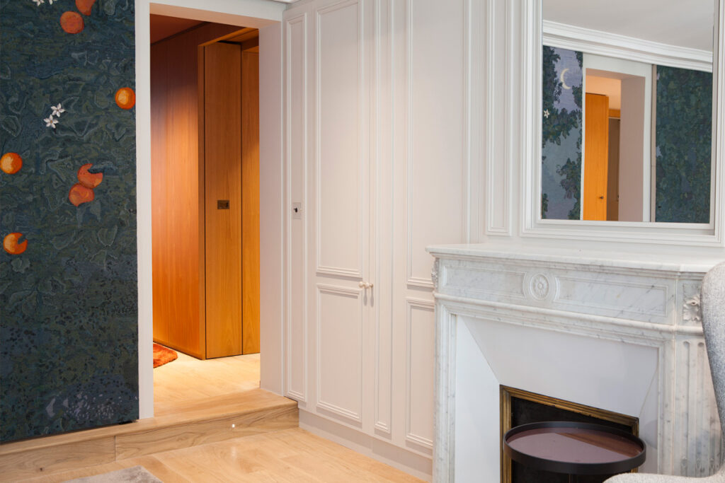 Cuisine sur mesure et cave à vin secrète pour le projet Boutarel Paris par Ludovic Avenel, Florence Robichon et David Desmoutis